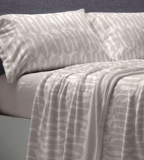 Sábanas Nacarina®, tacto aterciopelado, diseño 060 color Nude
