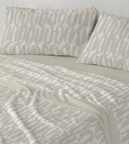Sábanas Nacarina®, tacto aterciopelado, diseño 060 color Menta