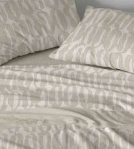 Sábanas Nacarina®, tacto aterciopelado, diseño 060 color Lino