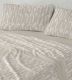 Sábanas Nacarina®, tacto aterciopelado, diseño 060 color Lino