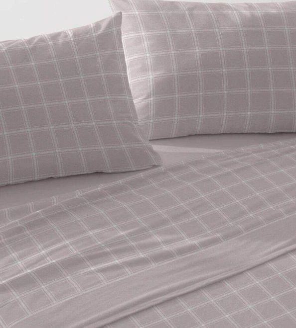 Juego de sábanas nuevo tejido Velvelina®, diseño 008 color Nude