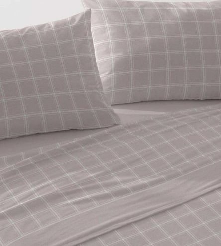 Juego de sábanas nuevo tejido Velvelina®, diseño 008 color Nude