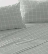Juego de sábanas nuevo tejido Velvelina®, diseño 008 color Salvia