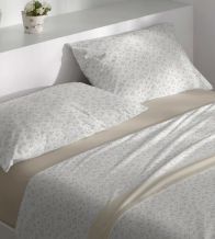 Juego de sábanas nuevo tejido Velvelina®, diseño 009 color Beige