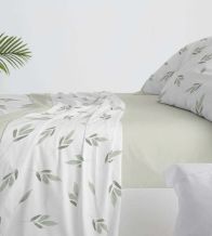 Sábanas estampadas algodón 100%, diseño 632 Verde