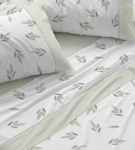 Sábanas estampadas algodón 100%, diseño 632 Verde