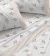 Sábanas estampadas algodón 100%, diseño 632 Beige