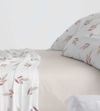 Sábanas estampadas algodón 100%, diseño 632 Beige