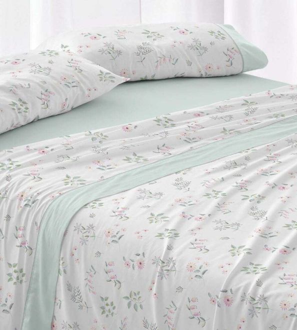 Sábanas estampadas algodón 100%, diseño 634 Agua