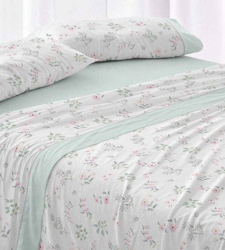 Sábanas estampadas algodón 100%, diseño 634 Agua