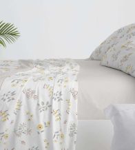 Sábanas estampadas algodón 100%, diseño 634 Beige