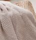 Plaid de pelito, super suave, diseño 439 color Beige