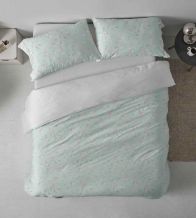 Funda nórdica estampada algodón 200 Hilos, Diseño 015 color Agua (sin bajera)