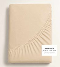 Sábanas bajeras Algodón Percal, Diseño 400 - Crudo