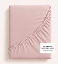 Sábanas bajeras Algodón Percal, Diseño 400 - Nude