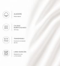 Juegos de sábanas hostelería gris, algodón  T12