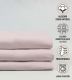 Juegos de sábanas hostelería rosa nude, algodón  T12