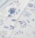 Juego de sábanas color azul diseño floral 144