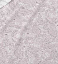 Juego de sábanas algodón 100% color nude diseño paisley 636