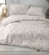 Juego de funda nórdica color rosa palo diseño floral 052