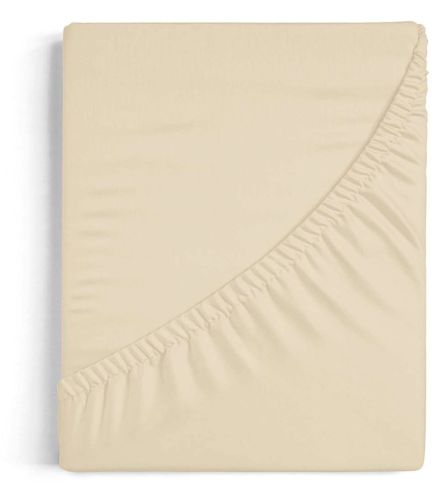 Sábanas bajeras ajustables Algodón-Poliéster 50/50, A7 Beige