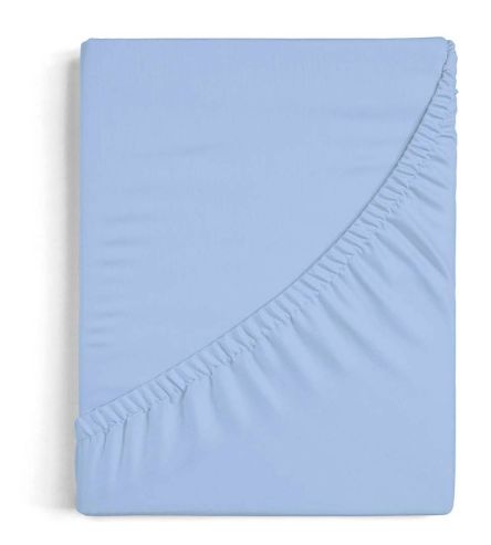 Sábanas bajeras ajustables Algodón-Poliéster 50/50, A7 Azul
