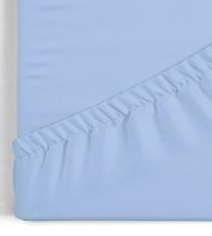 Sábanas bajeras ajustables Algodón-Poliéster 50/50, A7 Azul