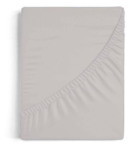 Sábanas bajeras ajustables Algodón-Poliéster 50/50, A7 Gris