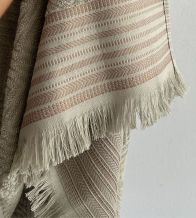 Juego de toallas de rizo algodón , diseño 214 color Laurel