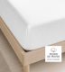 Sábana bajera blanca 100% Algodón Tejido de Punto  ADJ001