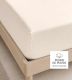 Sábana bajera beige 100% Algodón Tejido de Punto  ADJ001