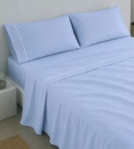 Juego sábanas color Azul 685