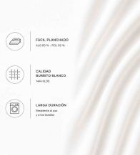 Juego de sábanas, diseño 142 color Gris