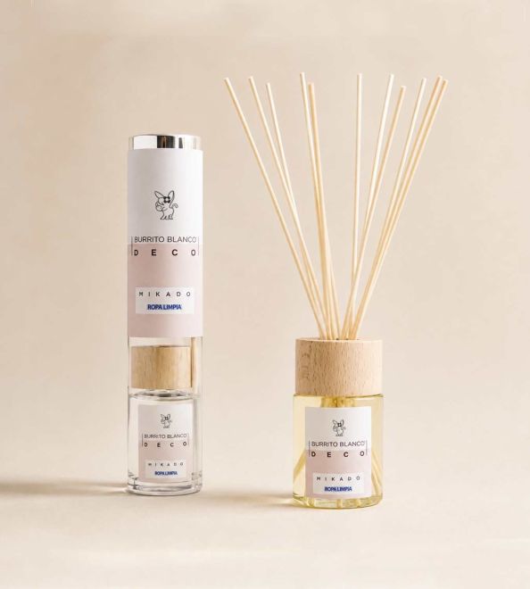 Ambientador mikado 100ml, Ropa Limpia , de Burrito Blanco
