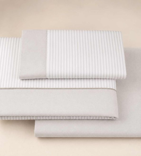Sábanas de franela premium 546 beige, de Burrito Blanco