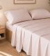 Juegos de sábanas hostelería rosa nude, mezcla T12