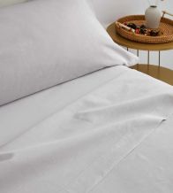Juegos de sábanas hostelería gris, algodón  T12