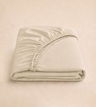Sábanas bajeras ajustables Algodón-Poliéster 50/50, A7 Beige