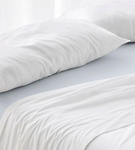 Sábana ajustable, tejido Velvelina®, 001 Azul Nuevas sábanas de invierno, textura aterciopelada