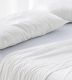 Sábana ajustable, tejido Velvelina®, 001 Azul Nuevas sábanas de invierno, textura aterciopelada