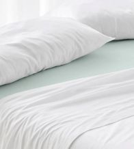 Sábana ajustable, tejido Velvelina®, 001 Menta Nuevas sábanas de invierno, textura aterciopelada