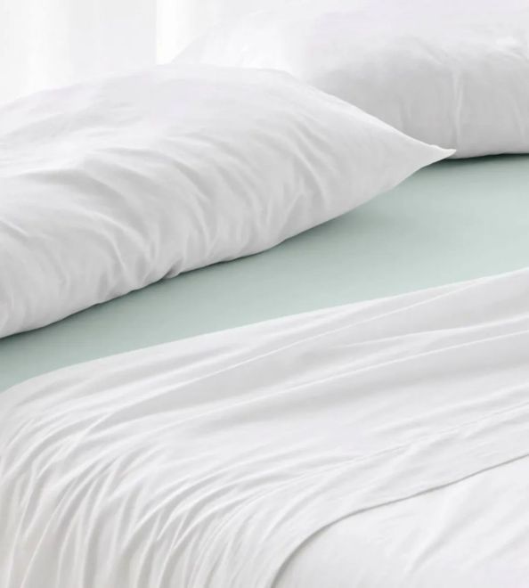 Sábana ajustable, tejido Velvelina®, 001 Menta Nuevas sábanas de invierno, textura aterciopelada