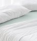 Sábana ajustable, tejido Velvelina®, 001 Menta Nuevas sábanas de invierno, textura aterciopelada