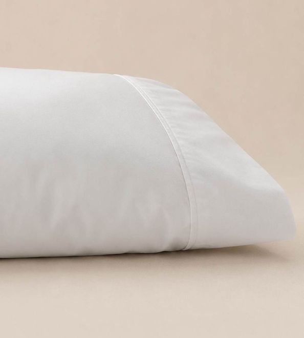 Fundas de almohada Algodón Percal, Diseño 400 - Blanco