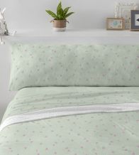 Juego de sábanas coralina beige floral 100