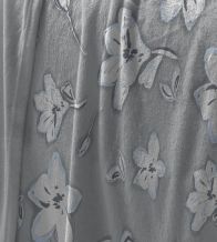 Juego de sábanas coralina azul acero diseño floral 103