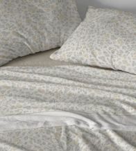 Sábanas de coralina beige animal print 104