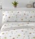 Sábanas de coralina color teja estampado 107