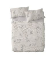Juego de sábanas lino floral 057