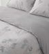 Juego funda nórdica gris floral 057